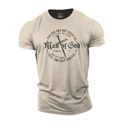 Men's Man of God Cotton T-Shirt