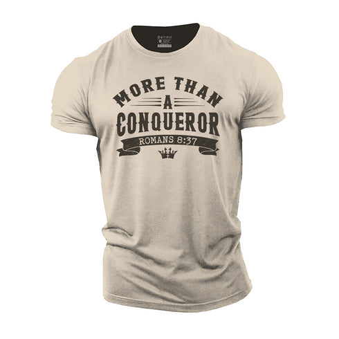 Men's More Than a Conqueror Cotton T-Shirt