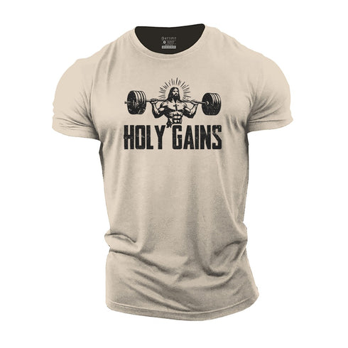 Men's Holy Gains Cotton T-Shirt