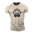Men's Bear Paw Landscape Cotton T-Shirt