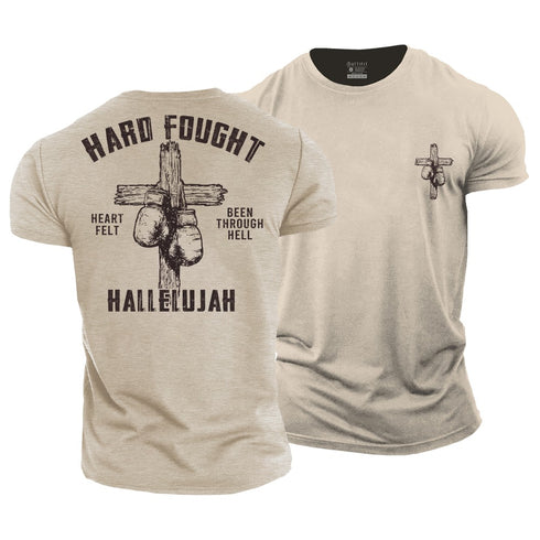 Men's Hard Fought Hallelujah Cotton T-Shirt