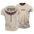 Men's Jesus Wings Cotton T-Shirt