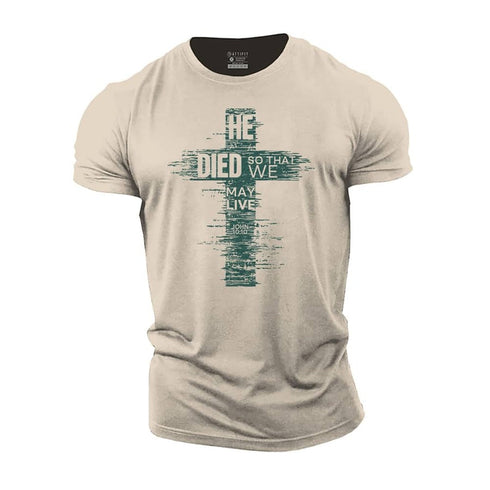Men's We May Live Cotton T-Shirt