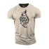 Men's Valknut Wolf Cotton T-Shirt
