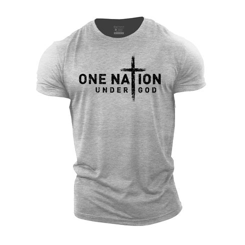Men's One Nation Under God Cotton T-Shirt
