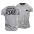 Men's Why Have Abs When You Can Have Kebabs! Cotton T-Shirt