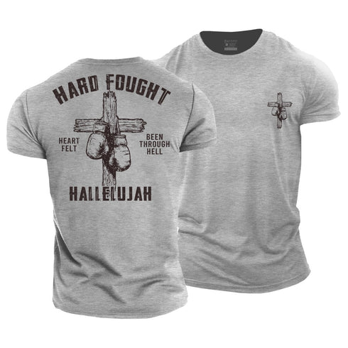 Men's Hard Fought Hallelujah Cotton T-Shirt