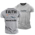 Men's Faith Can Move Mountains Cotton T-Shirt