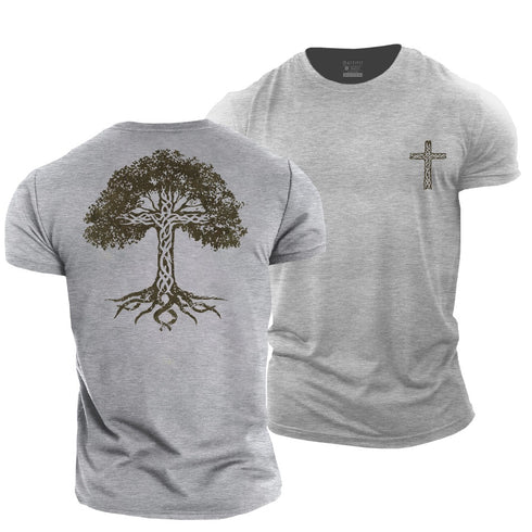 Men's Tree of Faith Cotton T-Shirt