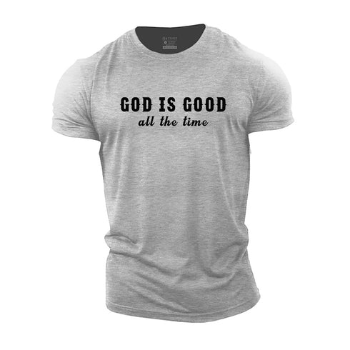 Men's God Is Good All The Time Cotton T-Shirt