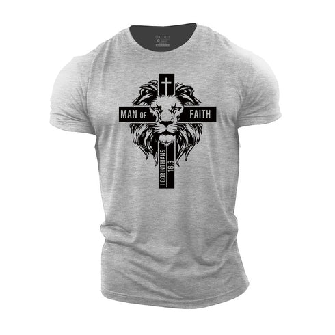 Men's Man of Faith Cotton T-Shirt