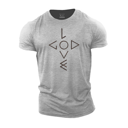 Men's Love God Cotton T-Shirt