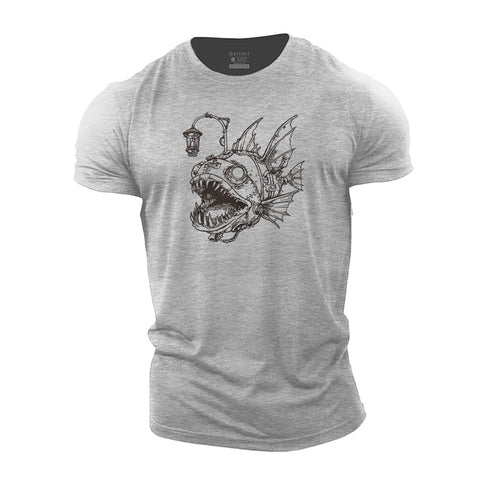Men's Abyssal Sentinel Cotton T-Shirt