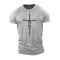 Men's Jesus Cross Cotton T-Shirt