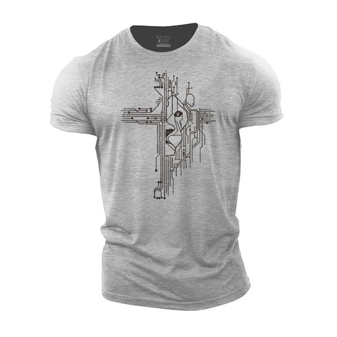 Men's Digital Redemption Cotton T-Shirt