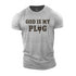 Men's God Is My Plug Cotton T-Shirt