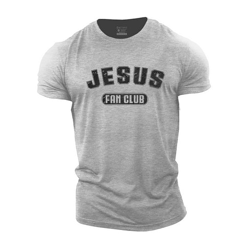 Men's Jesus Fan Club Cotton T-Shirt