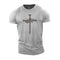 Men's Crown of Thorns Cross Cotton T-Shirt