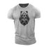 Men's Viking Skull Bear Cotton T-Shirt