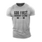 Men's God First Workout Second Cotton T-Shirt