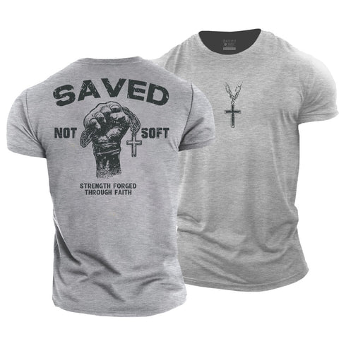 Men's Saved Not Soft Cotton T-Shirt