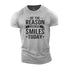 Men's Be The Reason Someone Smiles Today Cotton T-Shirt