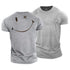 Men's Simple Smiley Cotton T-Shirt