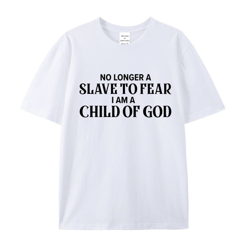 Unisex No Longer A Slave To Fear Cotton T-Shirt