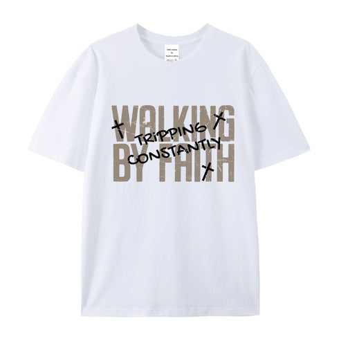 Unisex Walk By Faith Cotton T-Shirt