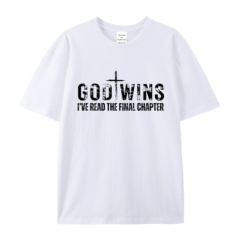 Unisex God Wins Cotton T-Shirt