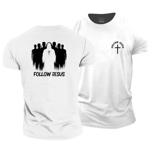Men's Follow Jesus Cotton T-Shirt