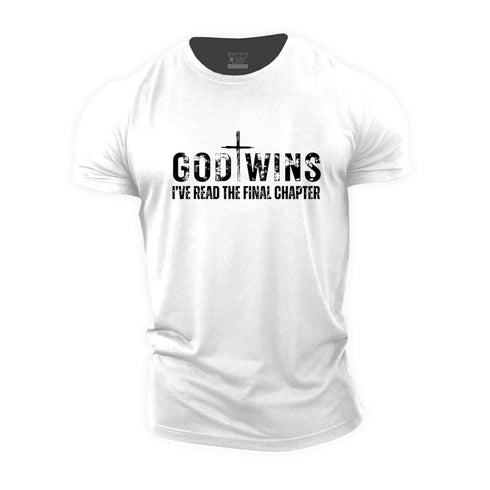 Unisex God Wins Cotton T-Shirt
