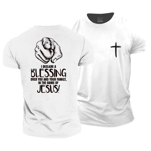 Men's I Declare A Blessing Over You Cotton T-Shirt