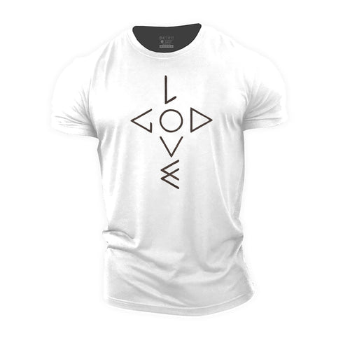 Men's Love God Cotton T-Shirt