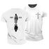 Men's Trust Jesus Walk By Faith Cotton T-Shirt