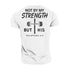 Men's Not by My Strength but His Cotton T-Shirt