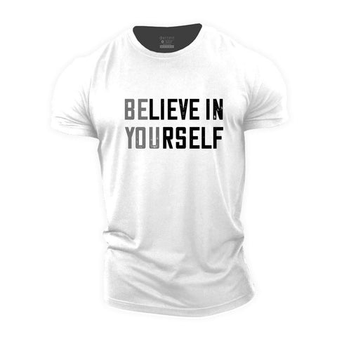 Men's Believe In Yourself Cotton T-Shirt