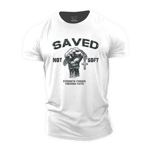 Men's Saved Not Soft Cotton T-Shirt