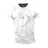 Men's Ocean Wave Fibonacci Sequence Cotton T-Shirt