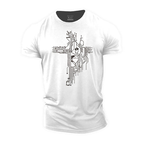 Men's Digital Redemption Cotton T-Shirt