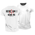 Men's Here Am I Send Me Cotton T-Shirt