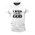 Men's I Walk With God Cotton T-Shirt