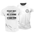 Men's FEAR NOT BE STRONG STAND FIRM Cotton T-Shirt