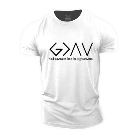 Unisex God is Greater than the Highs & Lows Cotton T-Shirt