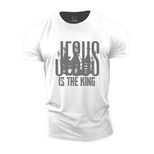 Men's Jesus Is King Cotton T-Shirt