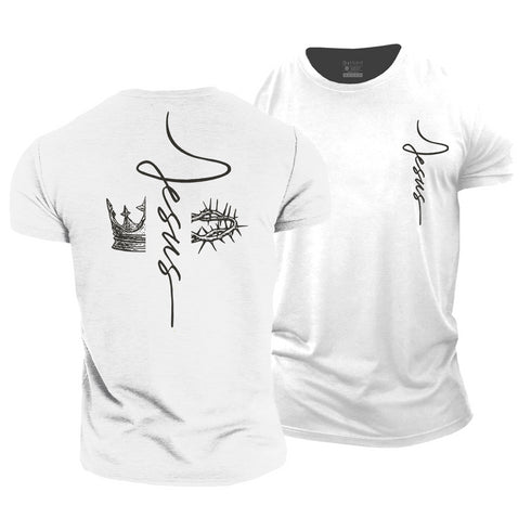 Men's Jesus Is King Cotton T-Shirt