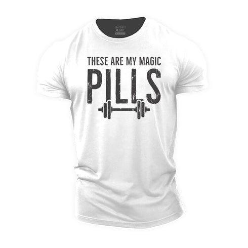 Men's These Are My Magic Pills Cotton T-Shirt