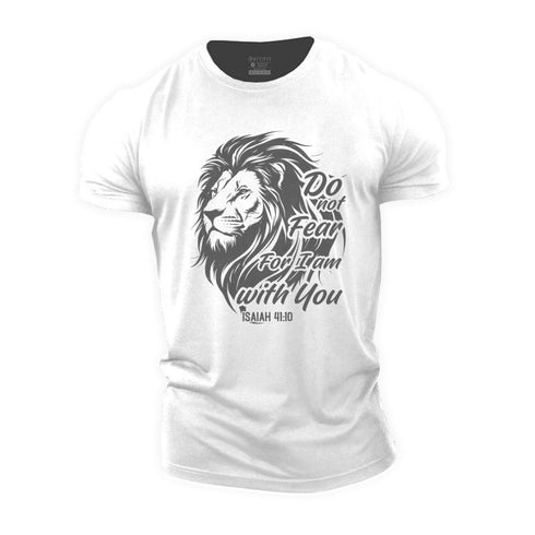 Men's Do Not Fear For I Am With You Cotton T-Shirt