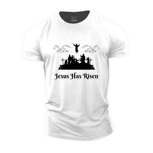 Men's Jesus Has Risen Cotton T-Shirt