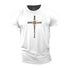 Men's Baseball Cross Cotton T-Shirt